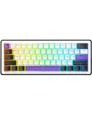 Клавіатура HATOR Hellyberry HK60 wireless White-Violet