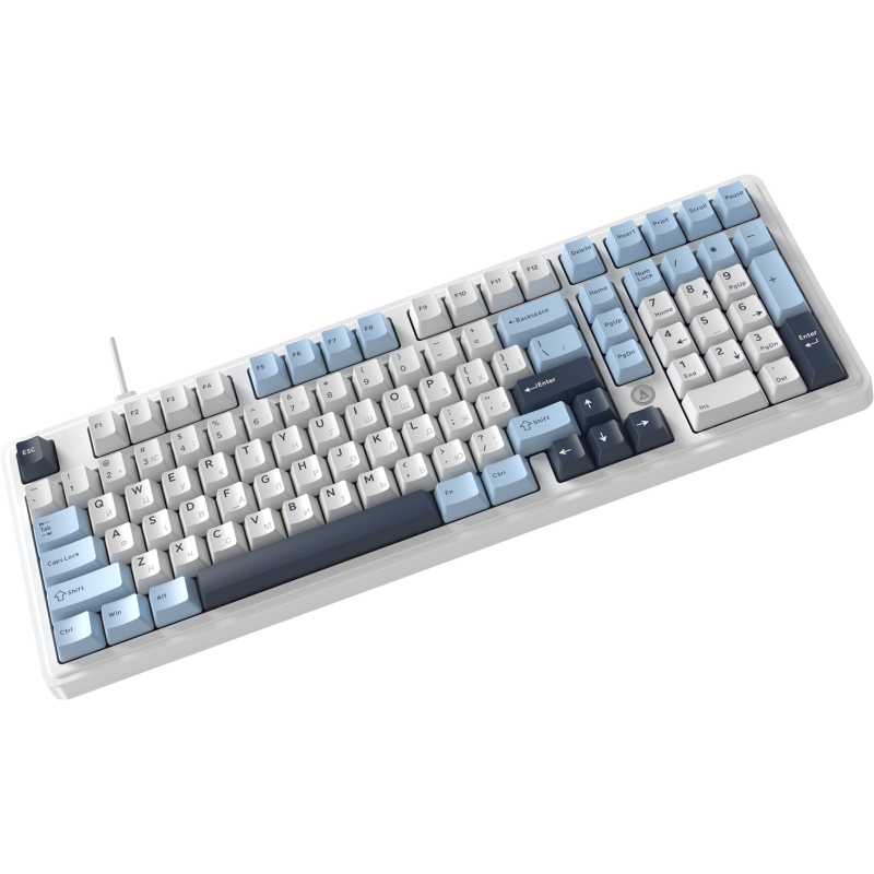 Клавіатура Ajazz AK980 Max Magnetic Switch Blue/White/Dark Blue (AK980-MAX-M-BWDB)
