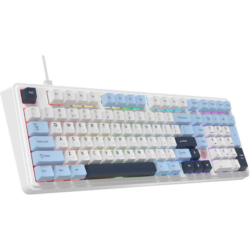 Клавіатура Ajazz AK980 Max Magnetic Switch Blue/White/Dark Blue (AK980-MAX-M-BWDB)