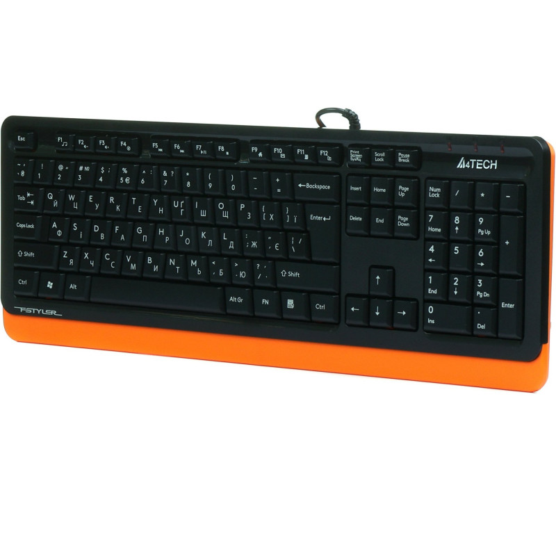 Клавіатура A4-Tech Fstyler FX10 Orange