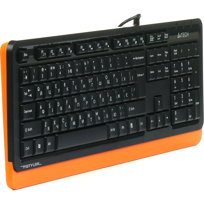 Клавіатура A4-Tech Fstyler FX10 Orange