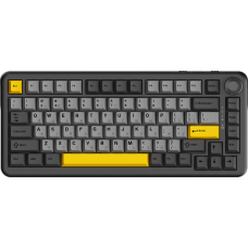 Клавіатура Ajazz AK820 MAX Magnetic switches Black Gray Yellow RGB (AK820MAX-WM-BGY)