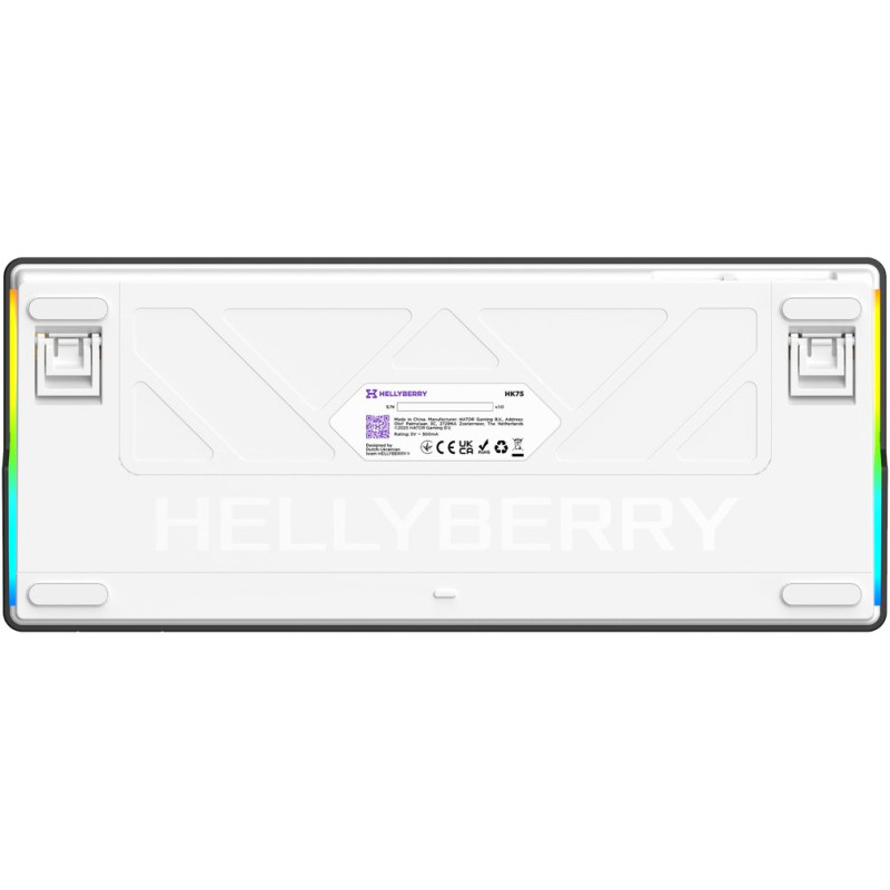 Клавіатура HATOR Hellyberry HK75 White-Violet
