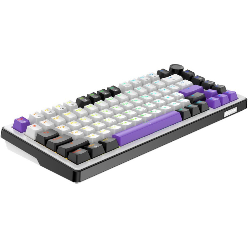 Клавіатура HATOR Hellyberry HK75 White-Violet