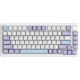 Клавіатура Ajazz AK820 MAX Magnetic switches Purple White Blue RGB (AK820MAX-WM-PWB)