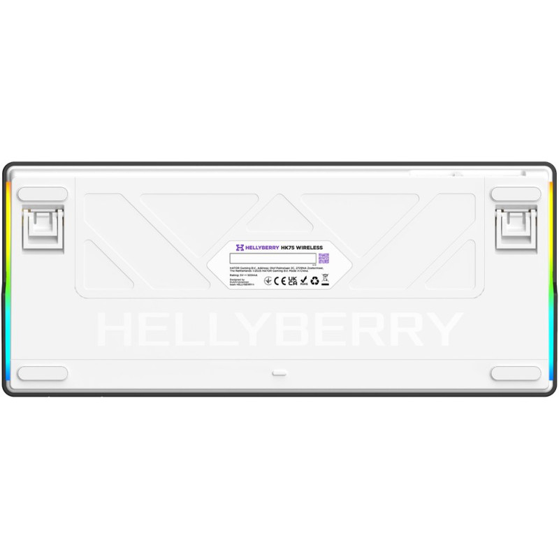 Клавіатура HATOR Hellyberry HK75 wireless White-Violet