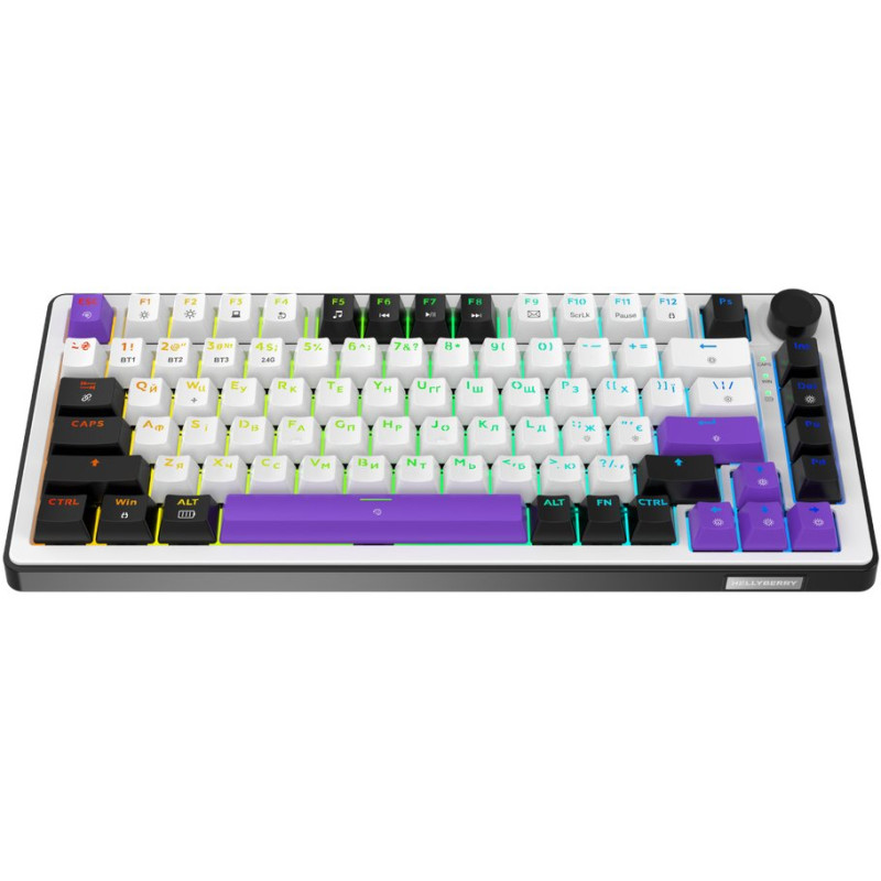 Клавіатура HATOR Hellyberry HK75 wireless White-Violet