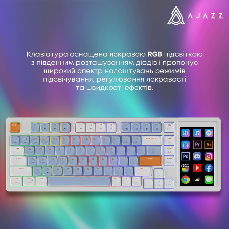 Клавіатура Ajazz AKP815 Red Switch RGB 4.95