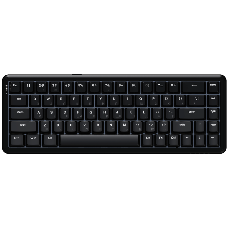 Клавіатура Ajazz AK680 MAX RGB Magnetic Switches (AK680-WM-BA) Black