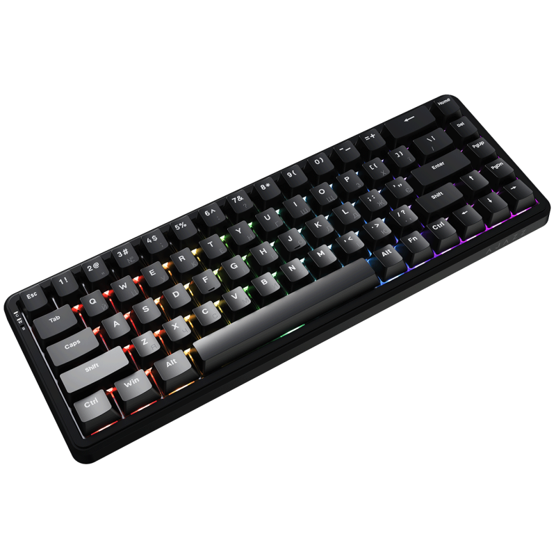Клавіатура Ajazz AK680 MAX RGB Magnetic Switches (AK680-WM-BA) Black