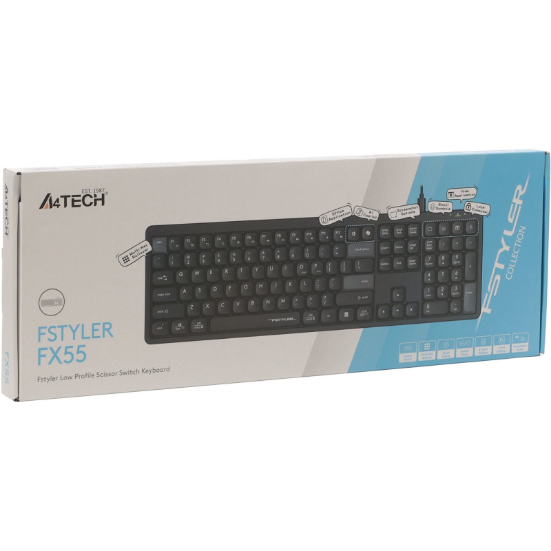 Клавіатура A4tech Fstyler FX55 Black