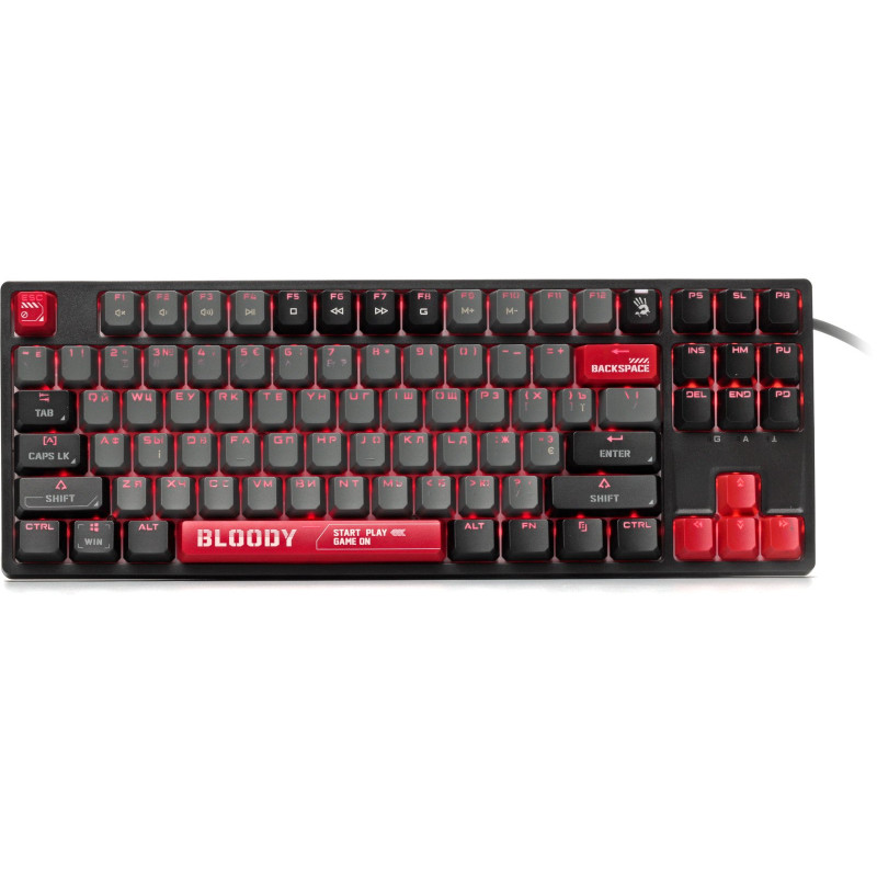 Клавіатура A4-Tech S87 Energy Red