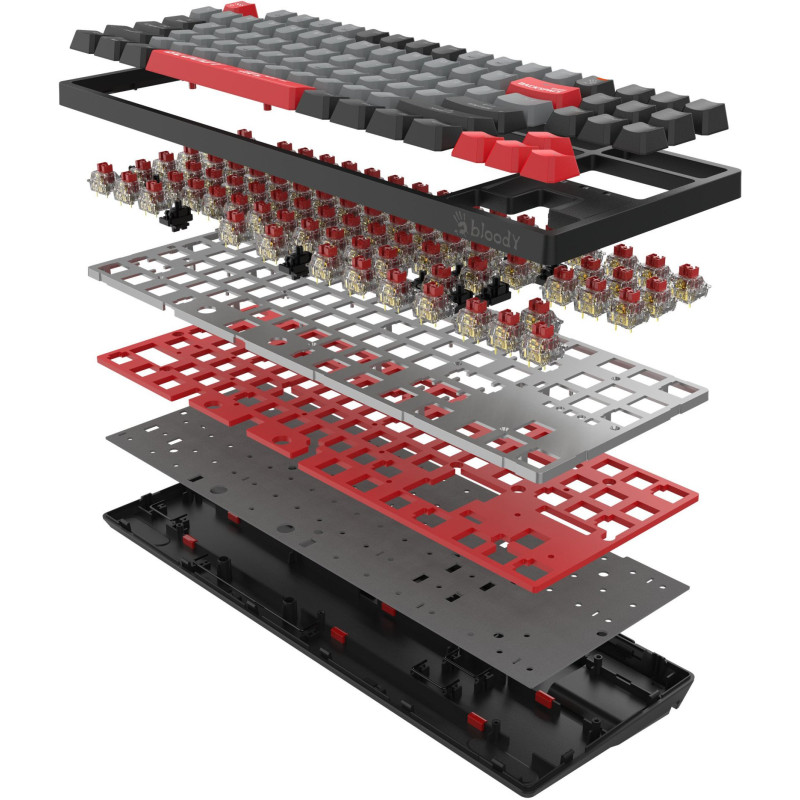 Клавіатура A4-Tech S87 Energy Red