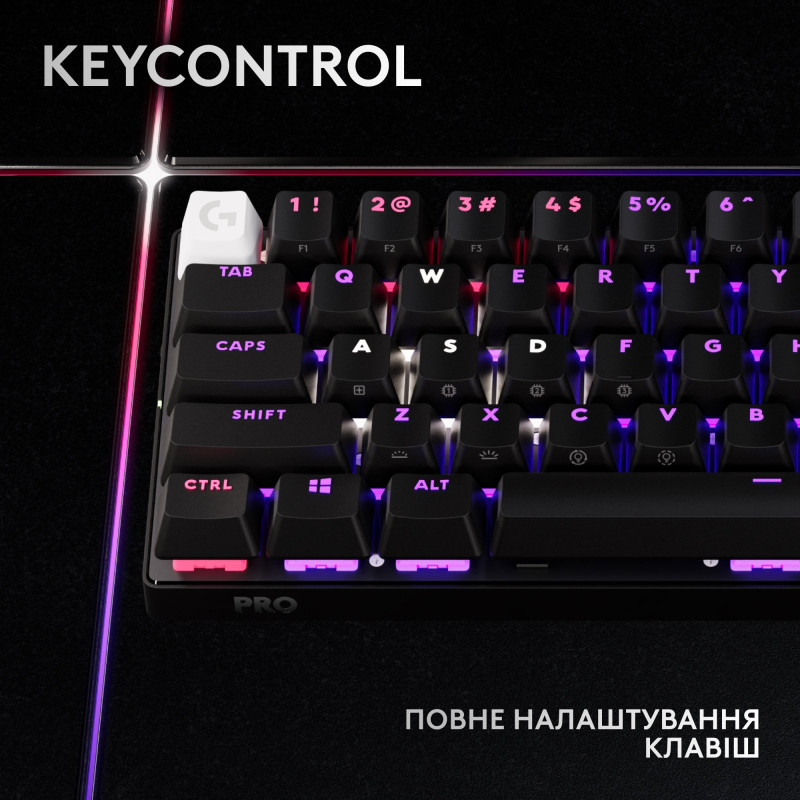 Клавіатура Logitech G PRO X 60 TKL GX Optical Black Tactile (920-011911)