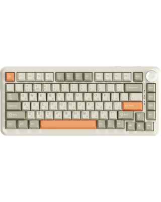 Клавіатура Ajazz AK820MAX RGB Flying Fish Switch Wireless (AK820MAX-FF-R) Beige