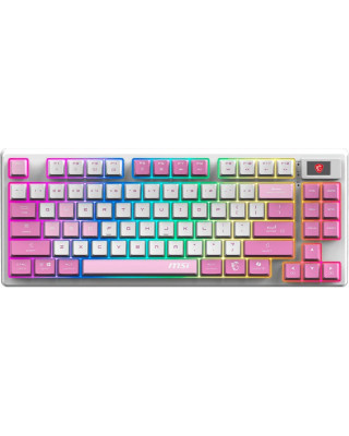 Клавіатура MSI FORGE GK600 TKL W VIOLET UA (S11-43UAQ01-HH9)