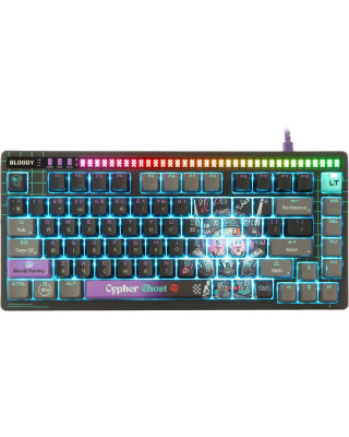 Клавіатура A4Tech Bloody AT75 Alpha Optical Switch Cypher Ghost RGB USB Black