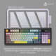Клавіатура Ajazz AK980 RGB Clear Sky Switch Wireless (AK980-CS-BGY) Black/Gray/Yellow
