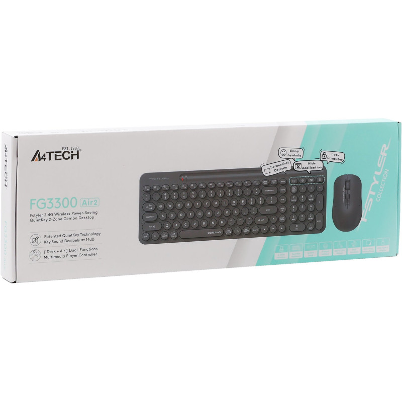 Комплект A4Tech FG3300 Air2 Wireless Grey