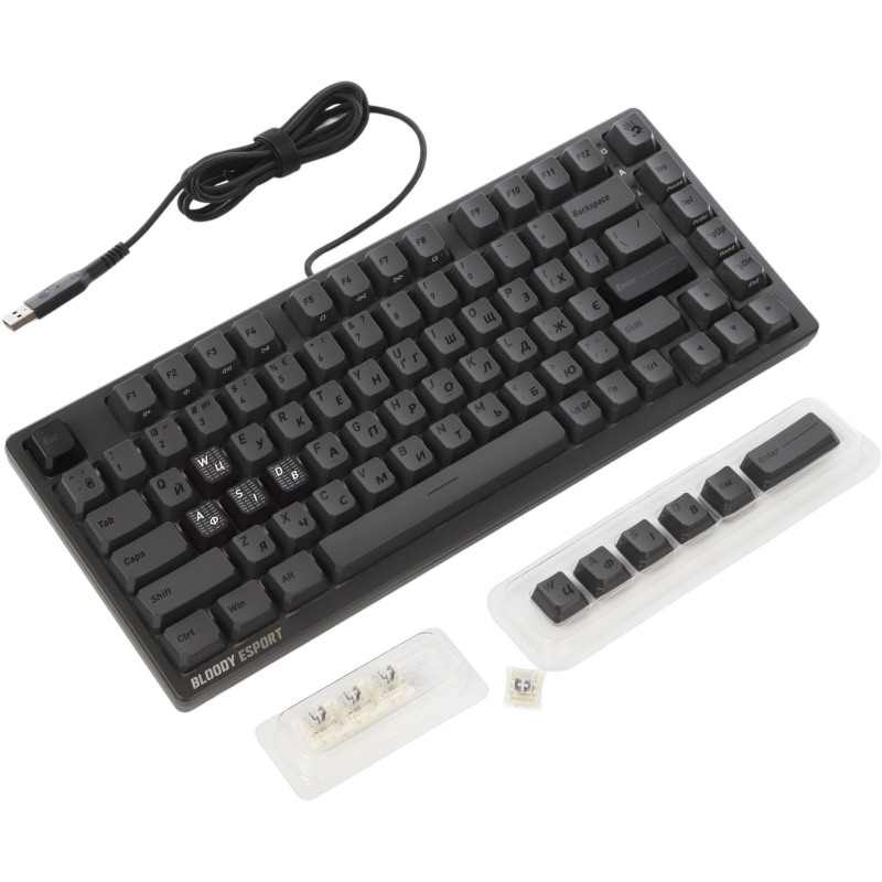Клавіатура A4Tech Bloody MS76 Iron Grey
