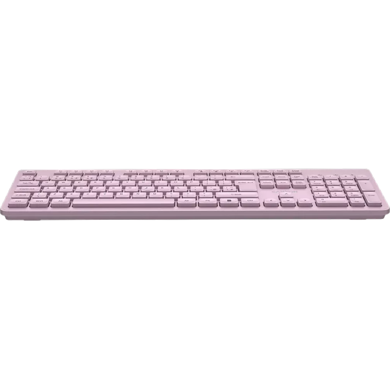 Клавіатура Canyon HKB-W01 Silent Wireless UA Pink (CNS-HKBW01P)