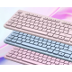 Клавіатура Canyon HKB-W01 Silent Wireless UA Pink (CNS-HKBW01P)