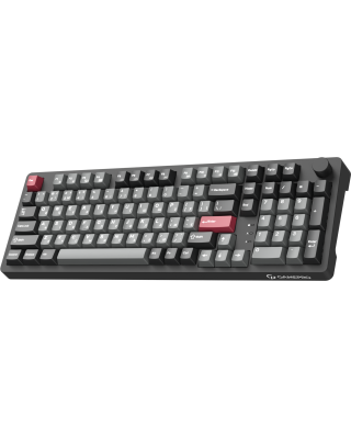Бездротова клавіатура GamePro Asgard Drakkar Keychron Super Red Switch Black (MK305BK)