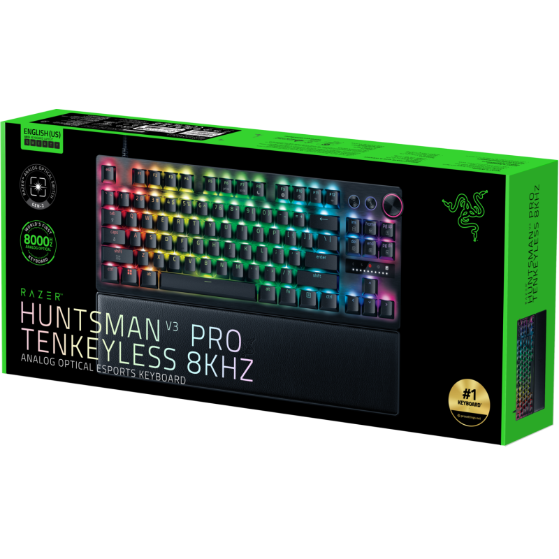 Клавіатура RAZER Huntsman V3 PRO TKL 8KHz (RZ03-05520100-R3M1)