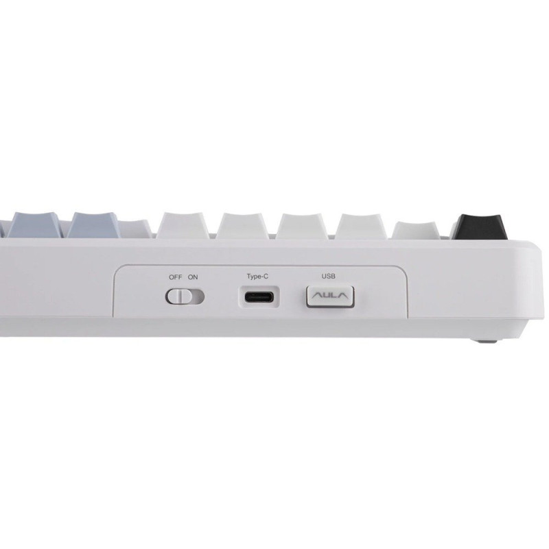 Клавіатура Aula F108 Pro White (6978080501318)