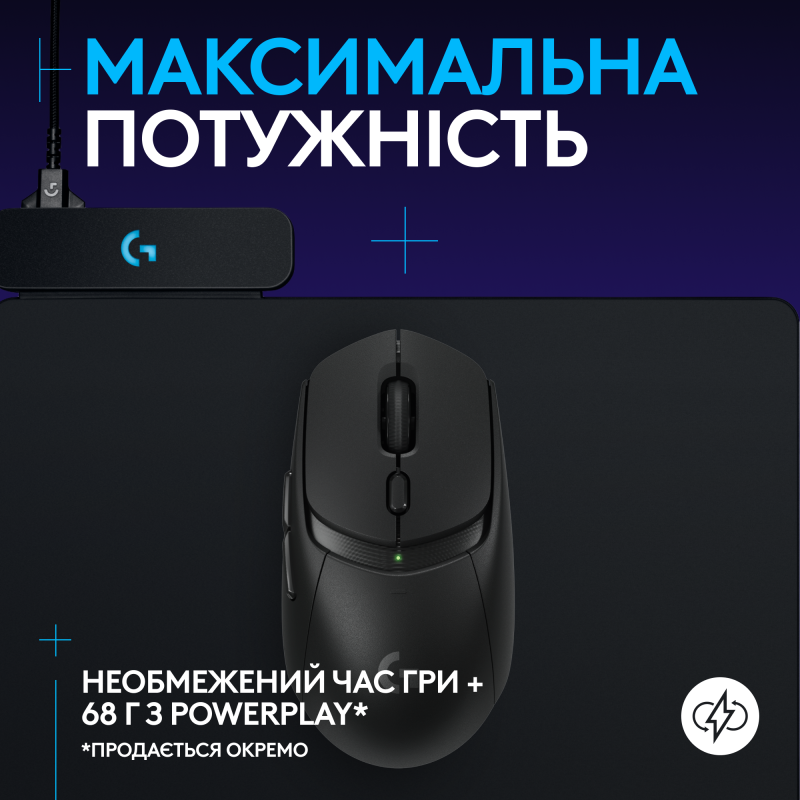 Миша бездротова Logitech G309 Black (910-007199)
