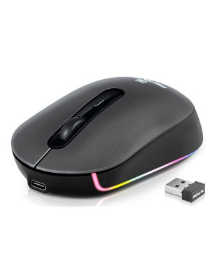 Мишка REAL-EL RM-470W Wireless/Bluetooth Dark Gray (EL123200049)