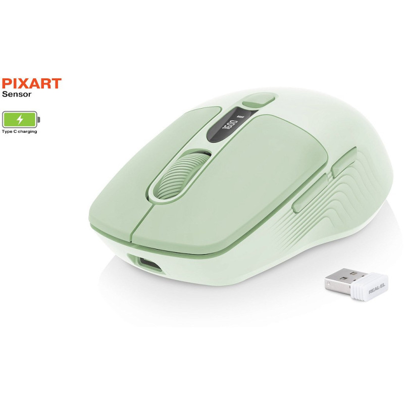 Мишка REAL-EL RM-481W (EL123200060)