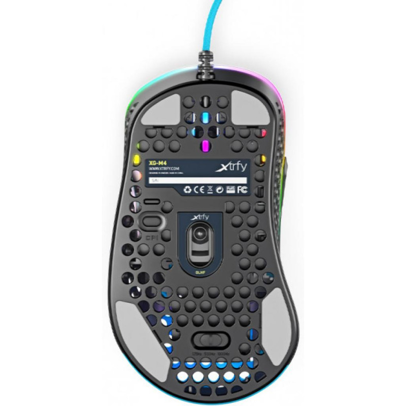 Миша Xtrfy M4 RGB USB Miami Blue