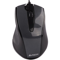 Мишка A4Tech N-500F-1 Glossy Grey USB V-Track