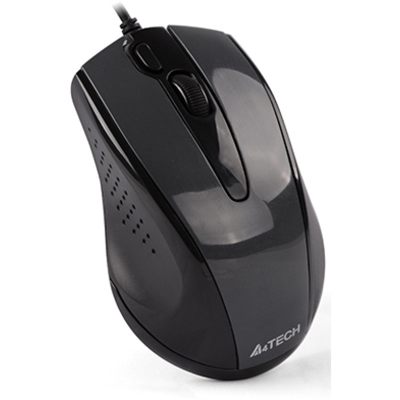 Мишка A4Tech N-500F-1 Glossy Grey USB V-Track