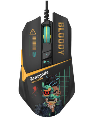Мишка A4Tech Bloody W63 Max Renegade Midnight