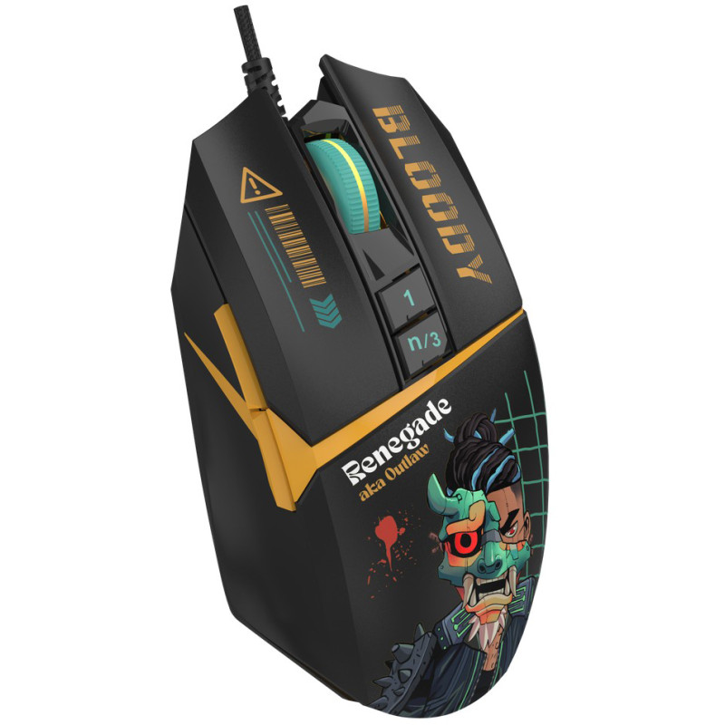 Мишка A4Tech Bloody W63 Max Renegade Midnight