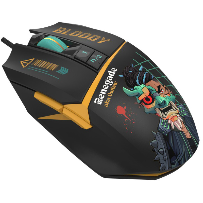 Мишка A4Tech Bloody W63 Max Renegade Midnight