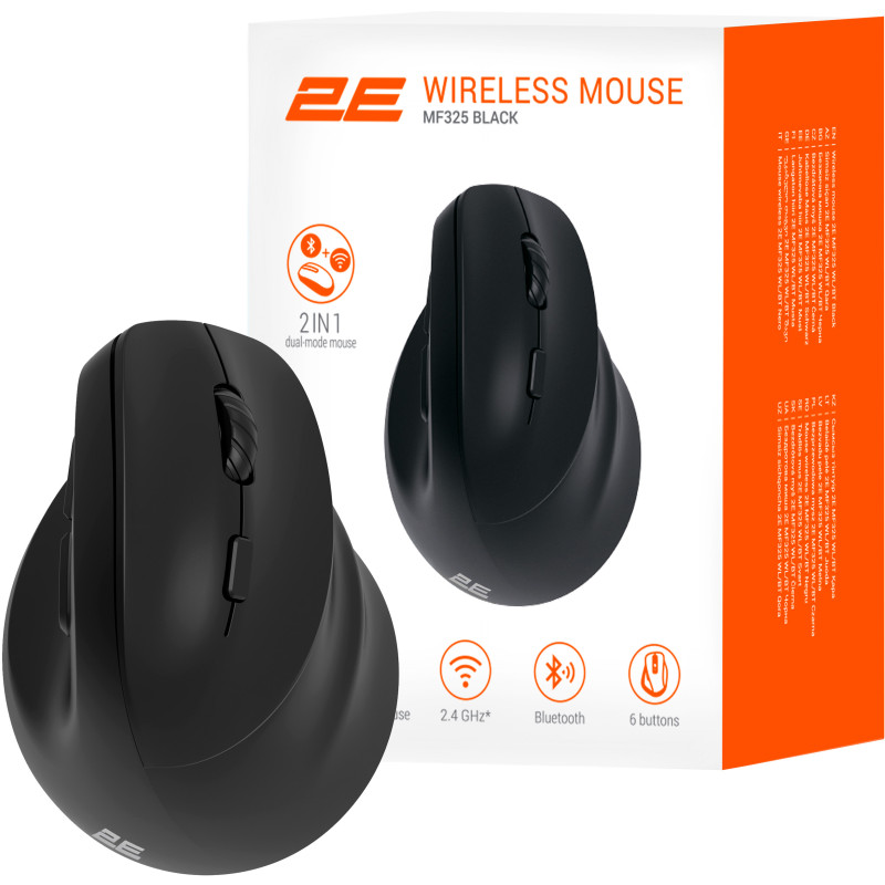 Мишка 2E MF325 Silent (2E-MF325WBK)