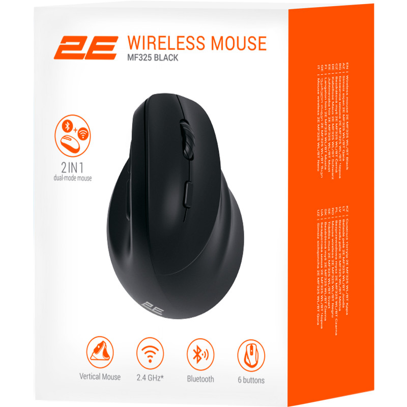 Мишка 2E MF325 Silent (2E-MF325WBK)