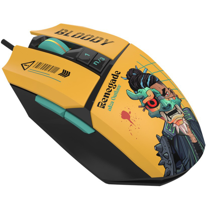 Мишка A4Tech Bloody W63 Max Yelloy Renegade Sunset