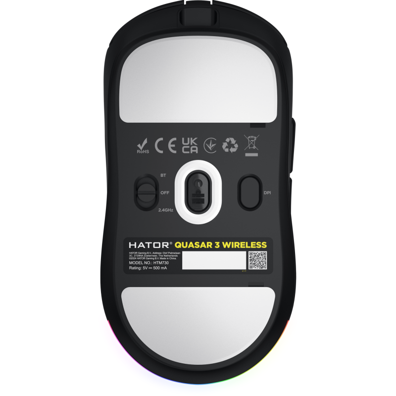 Миша Hator Quasar 3 Wireless Black (HTM730)