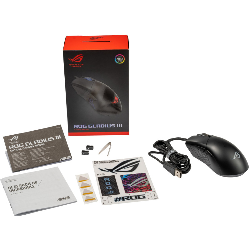 Мишка ASUS ROG Gladius III USB Black (90MP0270-BMUA00)
