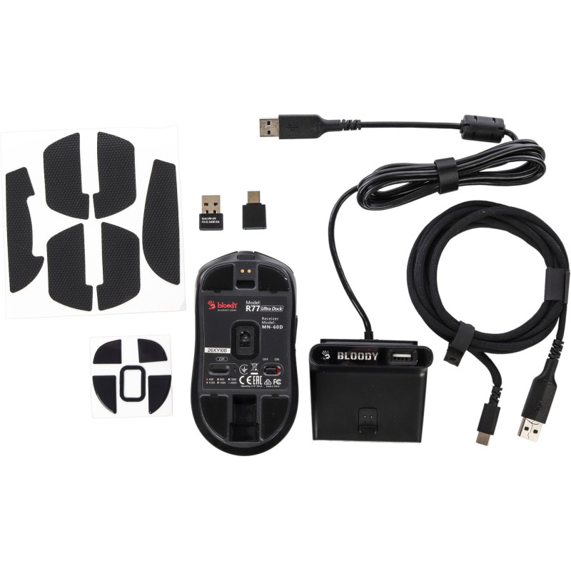 Миша A4Tech  Bloody R77 Ultra Dock Black