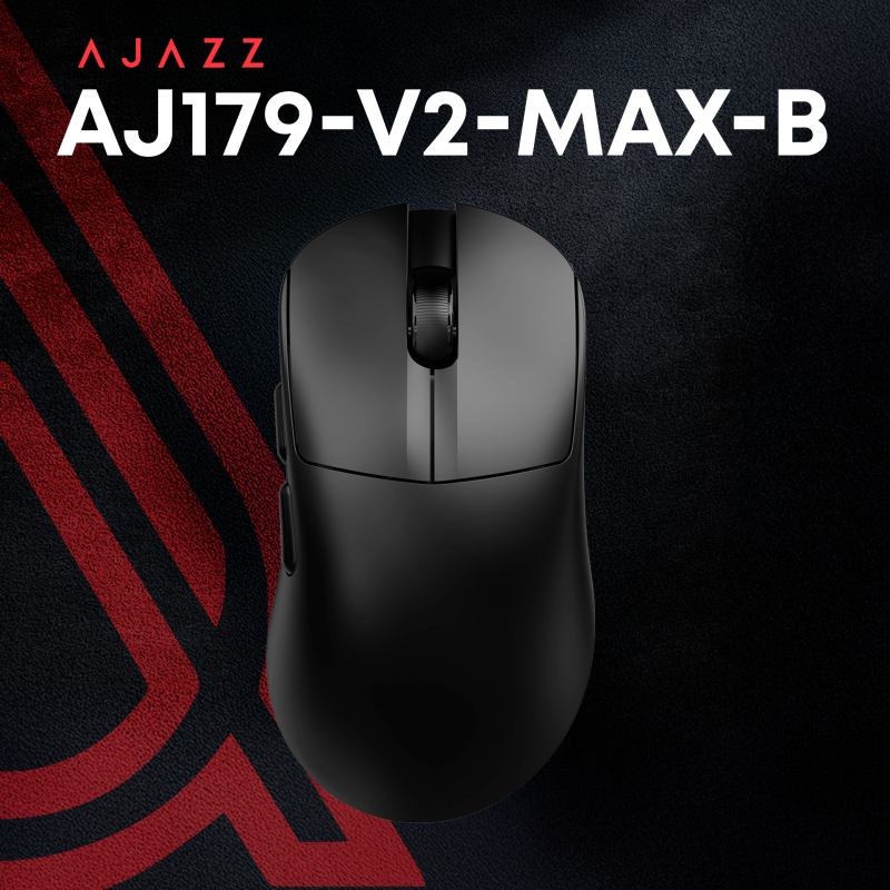 Мишка Ajazz AJ179 v2 max Wireless 3 Mod (AJ179-V2-MAX-B) Black