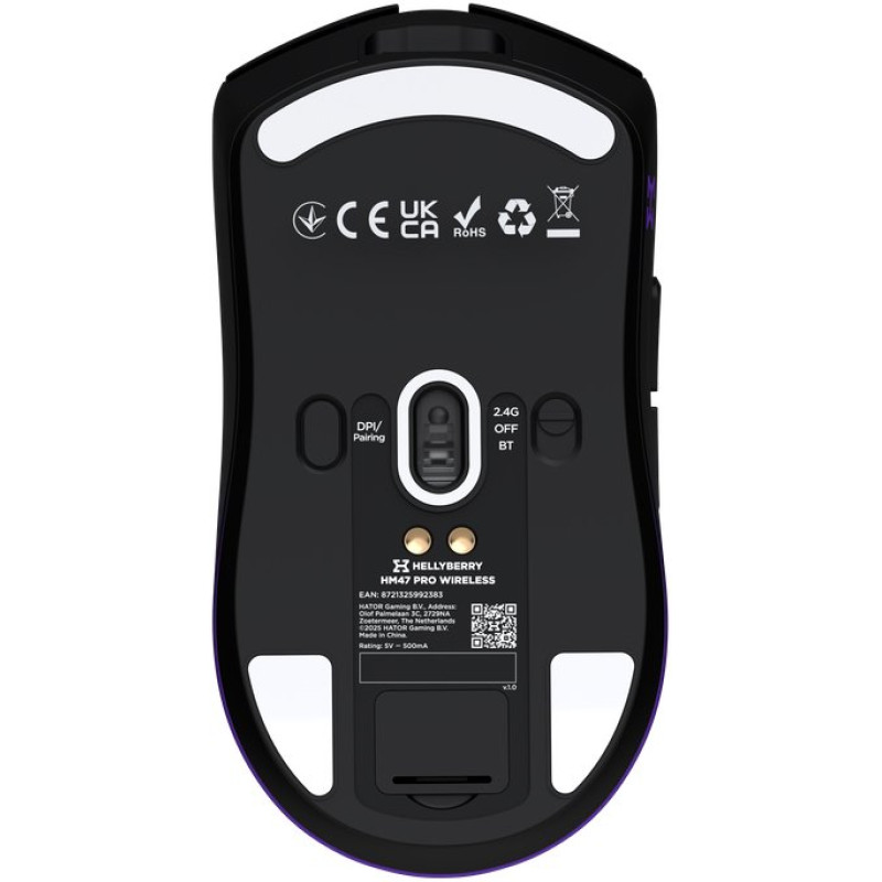 Мишка Hator Hellyberry HM47 Pro Wireless Black/Violet Gradient (HM47PRO_black_violet)