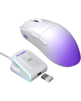 Мишка Hator Hellyberry HM47 Pro Wireless White/Violet Gradient (HM47PRO_white_violet)