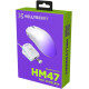 Мишка Hator Hellyberry HM47 Pro Wireless White/Violet Gradient (HM47PRO_white_violet)