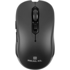 Мишка REAL-EL RM-331W Black (EL123200044)