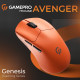Мишка GamePro Genesis Avenger Wireless/Bluetooth/USB Orange (GM096O)